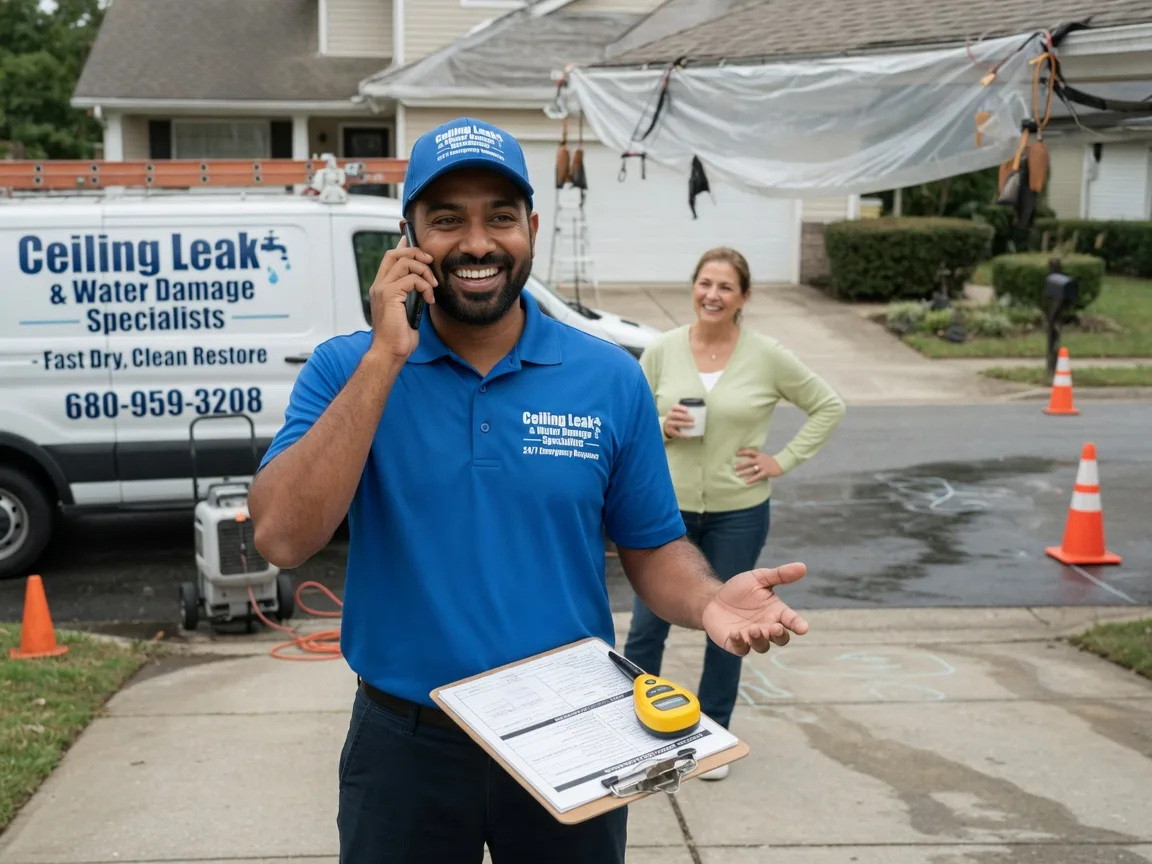 Ceiling Leak Cleanup San Saba, TX FAQs